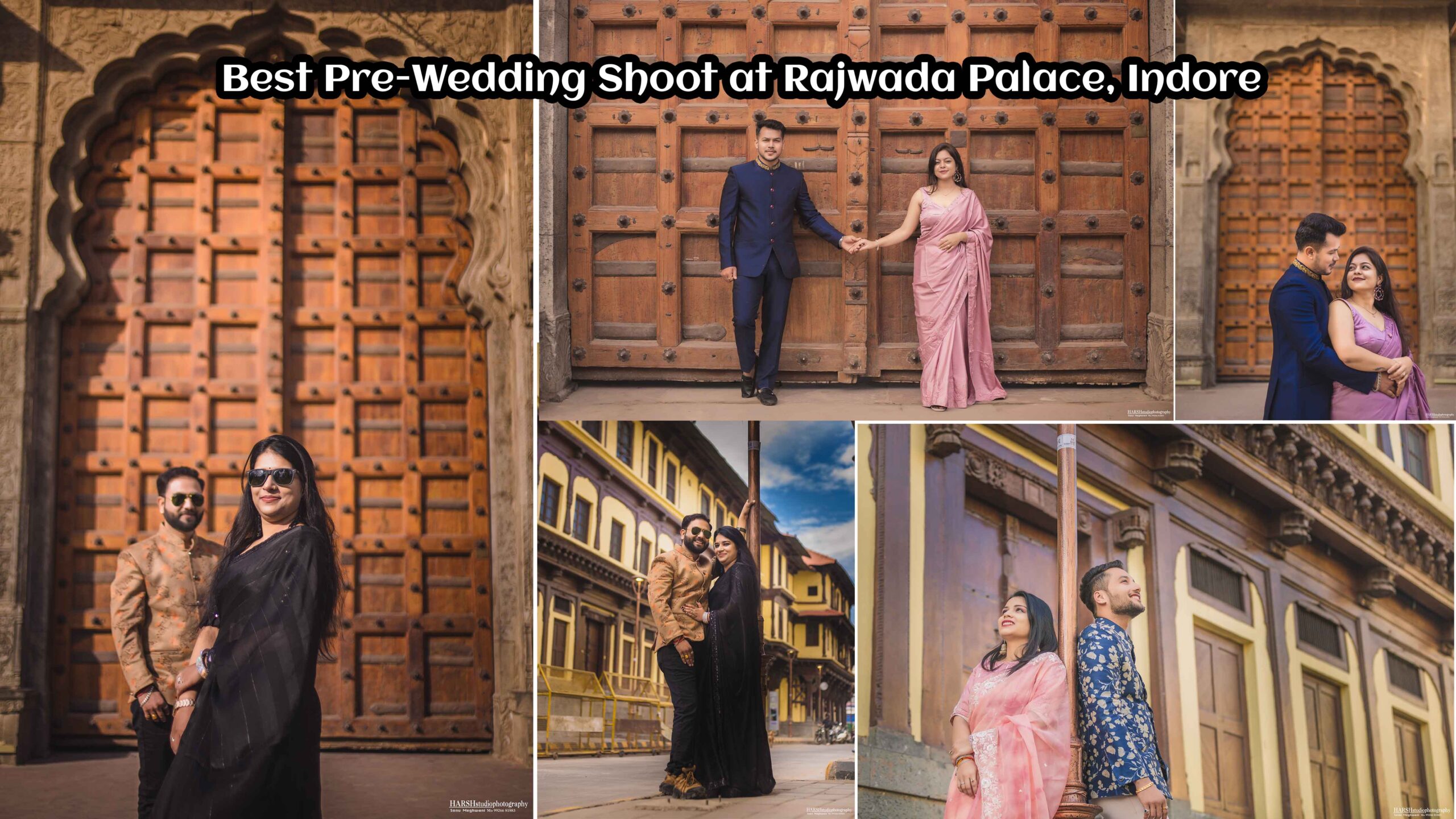 Best Pre-Wedding Shoot at Rajwada Palace, Indore : Looking for the best pre-wedding shoot locations in Indore? Rajwada Palace is a top choice for couples who want a blend of historical grandeur and romantic ambiance for their pre-wedding photos. Rajwada Palace, with its majestic architecture and rich history, provides a stunning backdrop for your pre-wedding shoot. The palace's intricate carvings, grand courtyards, and regal atmosphere will add a touch of royalty to your photos.