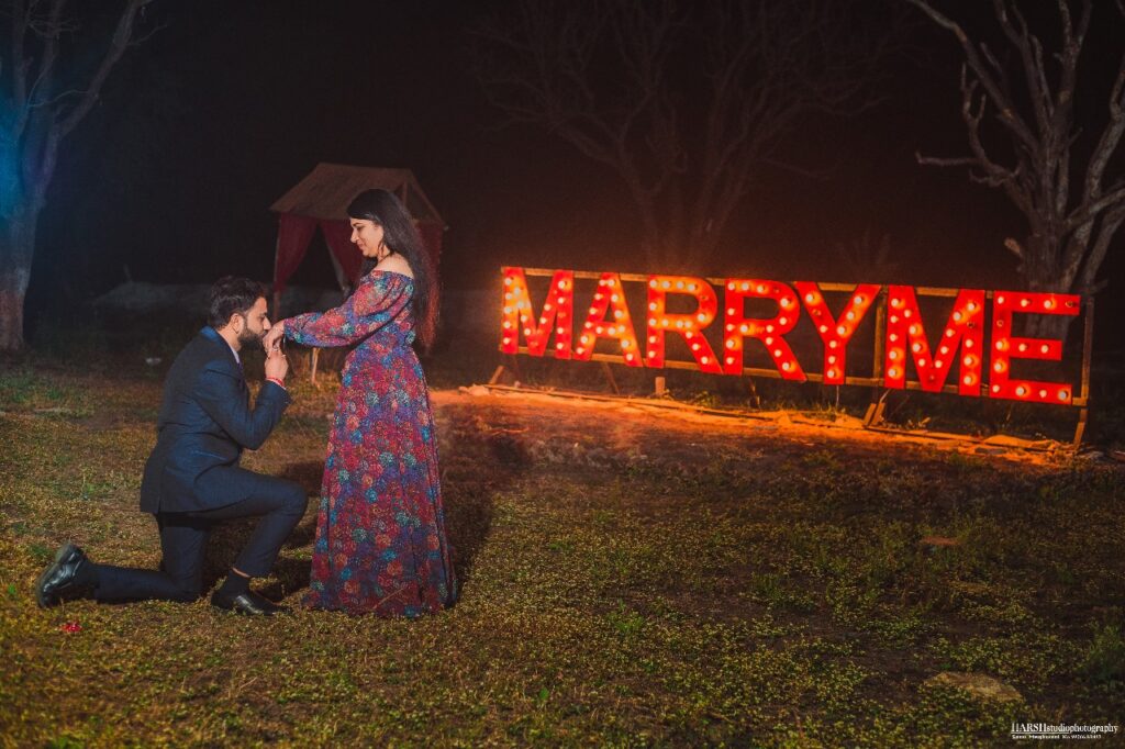 Pre-wedding love story in Film City Indore by Harsh Studio Photography