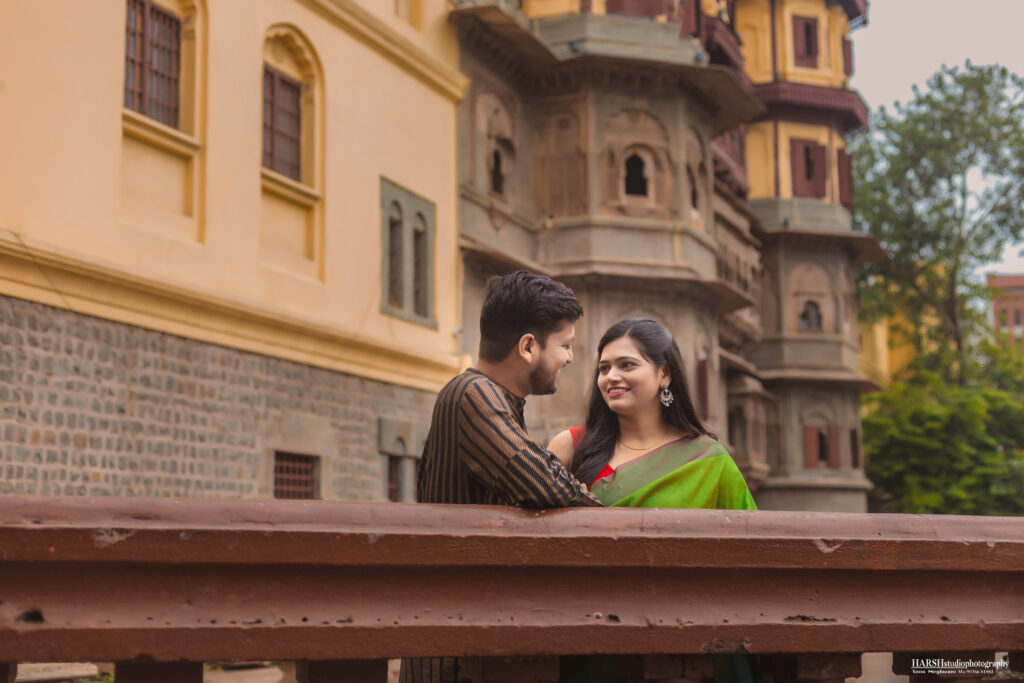 Pre-wedding shoot at Gulawat Lotus Valley Indore 2025 - best location for romantic photos with lotus-filled ponds and serene backdrops.