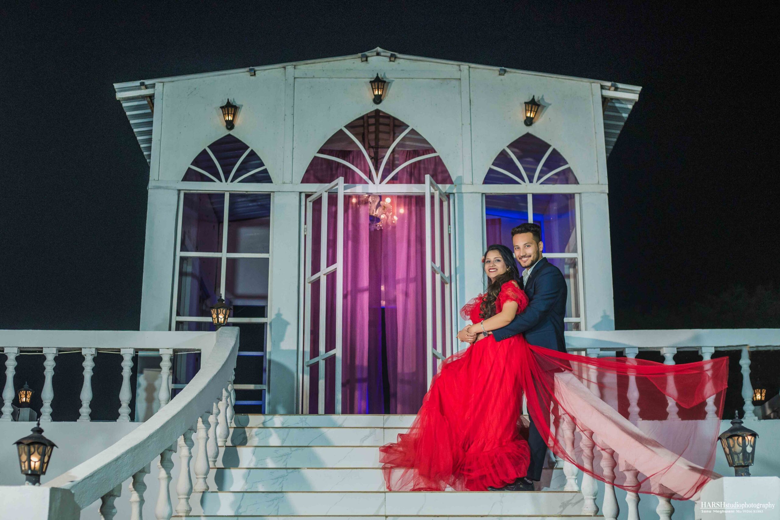 Affordable cinematic prewedding shoot in Indore by Harsh Studio Photography